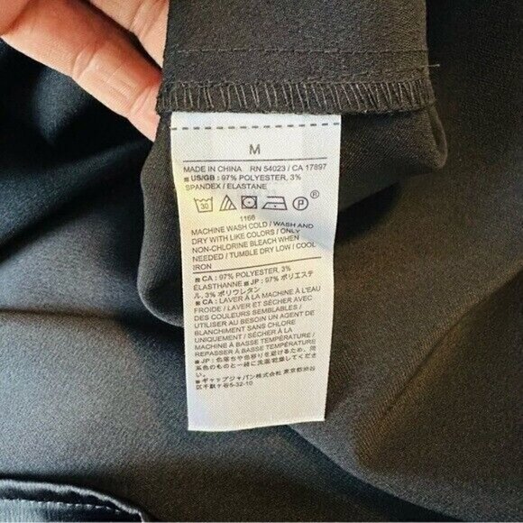 Banana Republic Front Twist-Front Maxi Slip Dress Mobwife  Black Size Medium - Picture 10 of 11